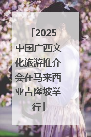 2025中国广西文化旅游推介会在马来西亚吉隆坡举行