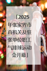 2025年张家界市直机关及驻张单位职工气排球运动会开幕