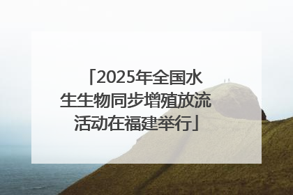 2025年全国水生生物同步增殖放流活动在福建举行