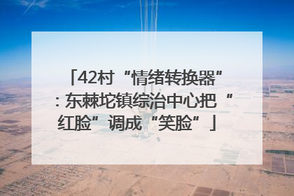 42村“情绪转换器”：东棘坨镇综治中心把“红脸”调成“笑脸”
