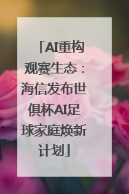 AI重构观赛生态：海信发布世俱杯AI足球家庭焕新计划