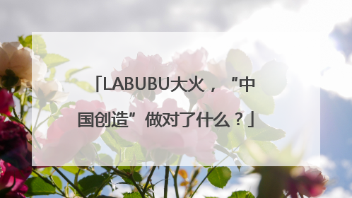LABUBU大火，“中国创造”做对了什么？